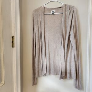 Large open cardigan, Old Navy